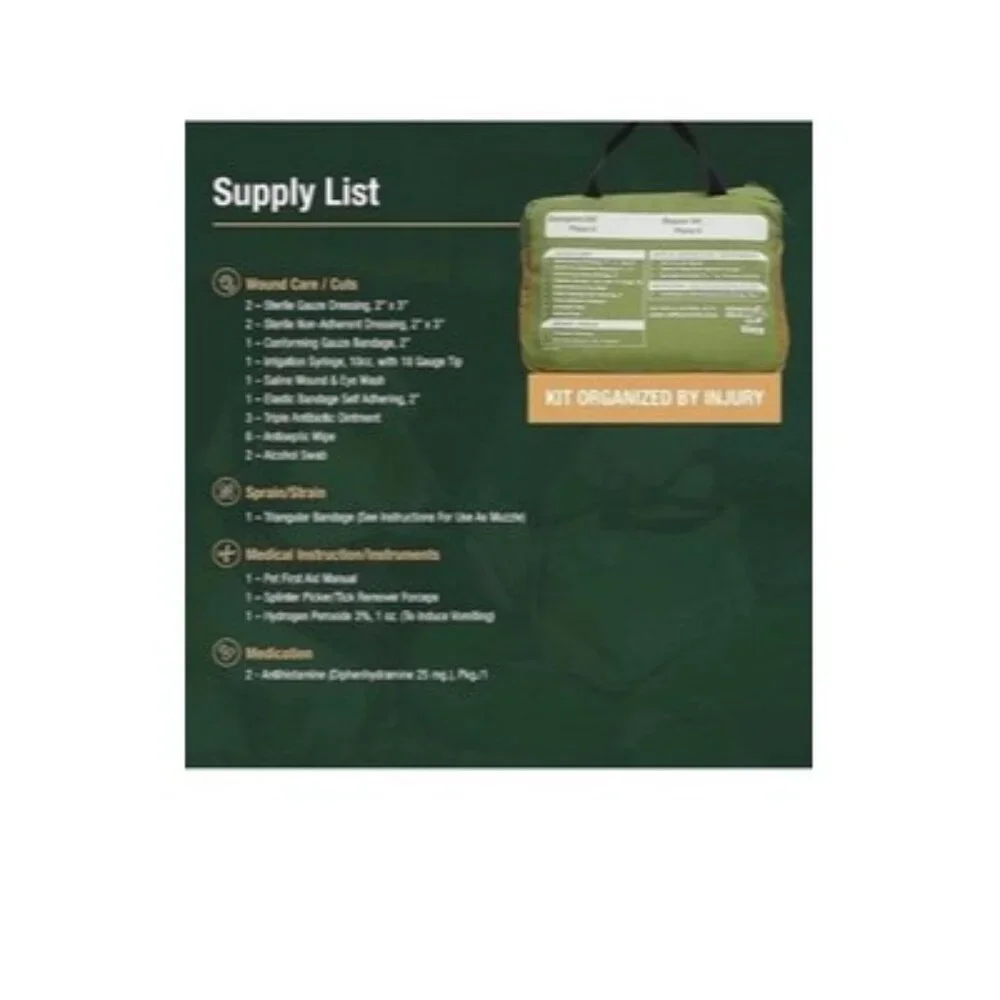Adventure Pet Dog Medical Kits Trail Dog First Aid Medical Kit